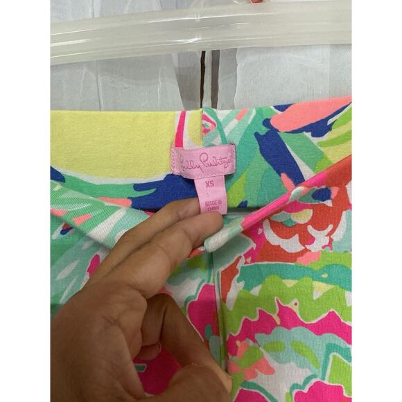 LILLY PULITZER Multi Casa Banana Georgia May Palazzo Pant XS Beach Resort Summer - Picture 4 of 7